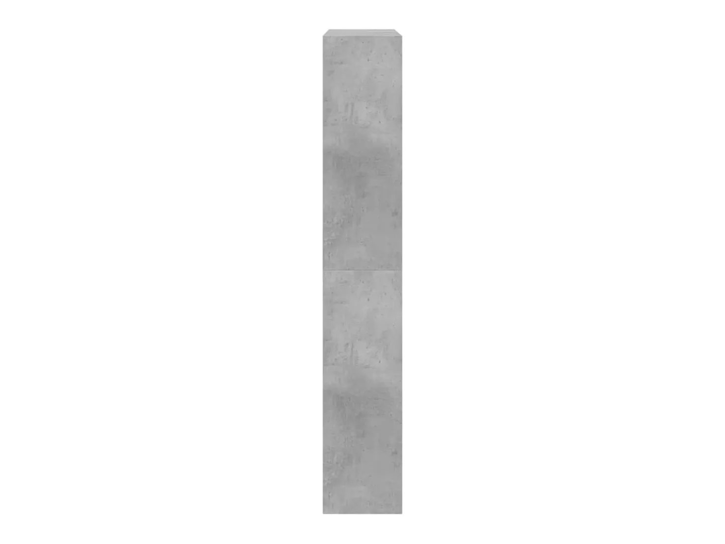 Zapatero gris hormigón 80x21x125,5cm madera de ingeniería