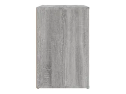 Zapatero gris Sonoma 130x35x54 cm Madera de ingeniería