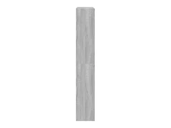 Zapatero gris Sonoma 80x21x125,5cm madera de ingeniería