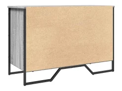 Zapatero gris Sonoma 90x38x61,5cm madera de ingeniería