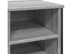 Zapatero gris Sonoma 90x38x61,5cm madera de ingeniería