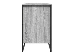 Zapatero gris Sonoma 90x38x61,5cm madera de ingeniería