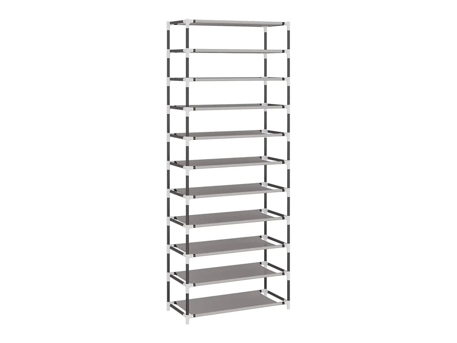 Zapatero gris 60x30x166 cm Tela