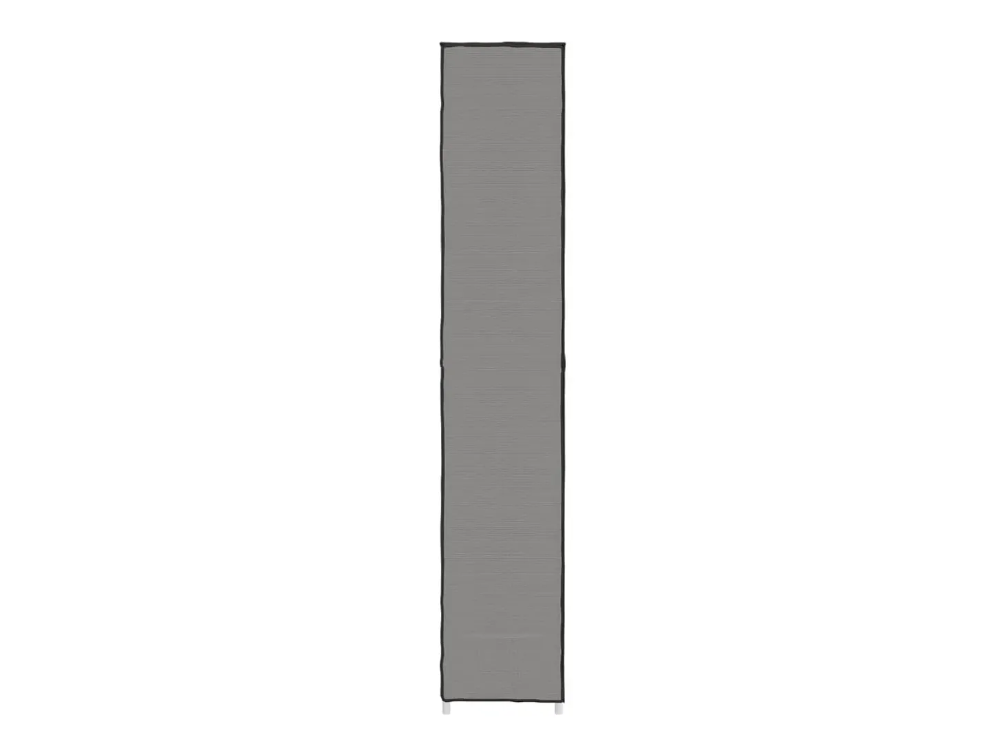 Zapatero gris 60x30x166 cm Tela