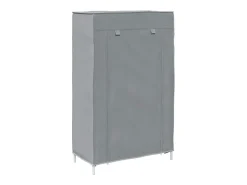 Zapatero gris 60,5x30x97 cm tela no tejida