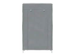 Zapatero gris 60,5x30x97 cm tela no tejida
