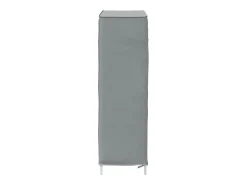 Zapatero gris 60,5x30x97 cm tela no tejida