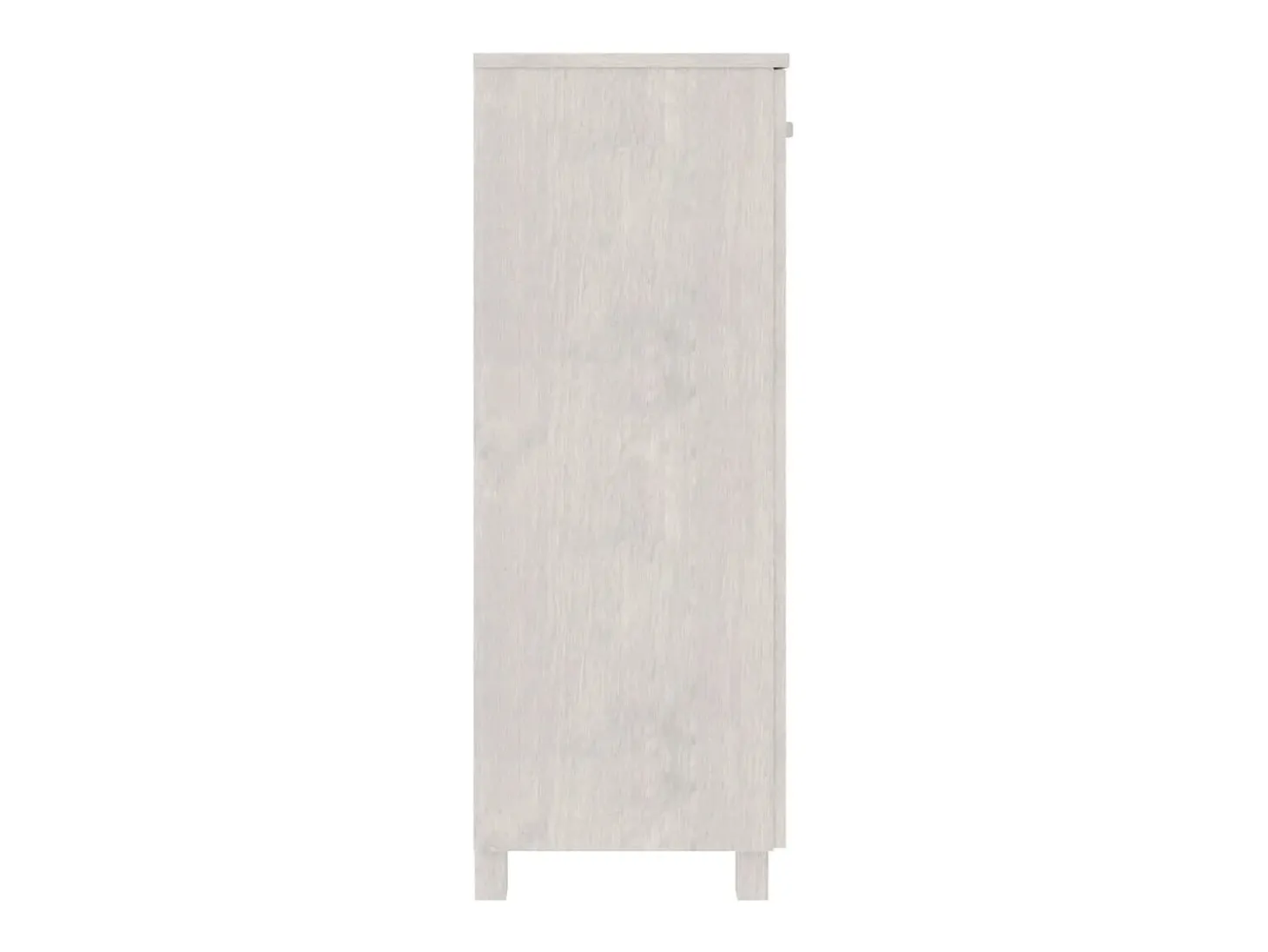Zapatero HAMAR madera maciza de pino blanca 85x40x108 cm ES482910