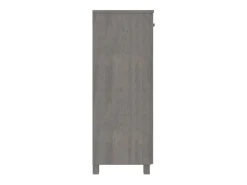 Zapatero HAMAR madera maciza pino gris claro 85x40x108 cm ES838007