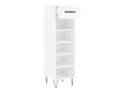 Zapatero madera de ingeniería blanco 30x35x105 cm ES320908