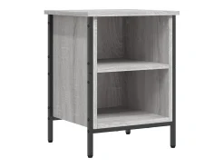 Zapatero madera de ingeniería gris Sonoma 38x35x50 cm ES304039