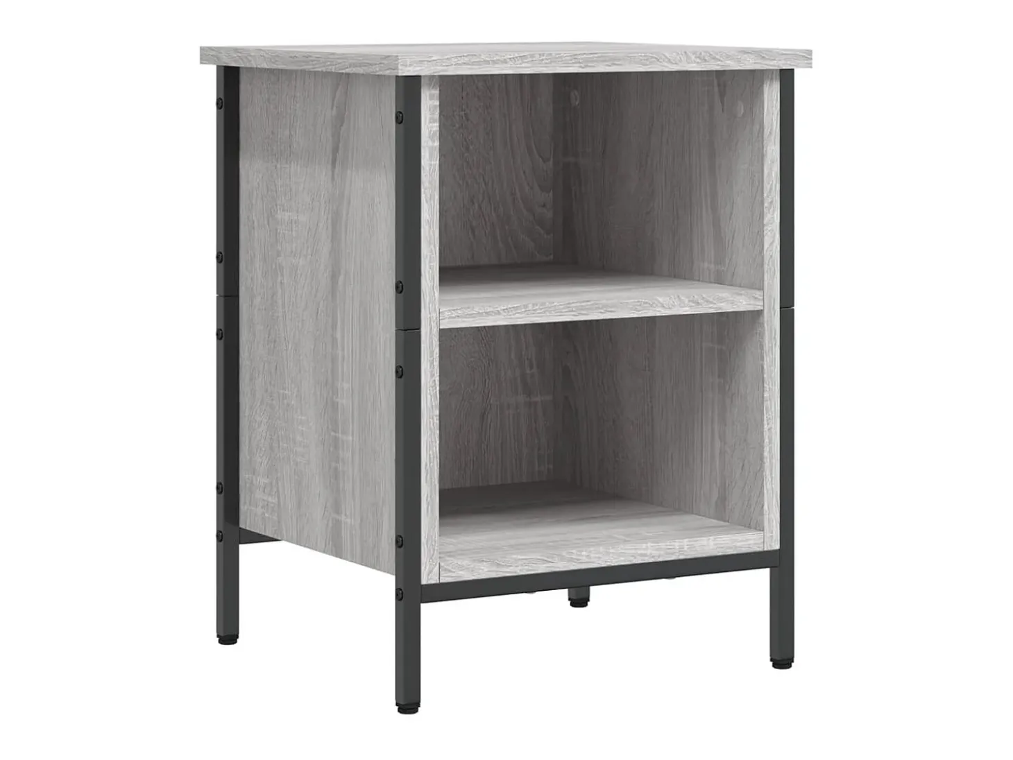 Zapatero madera de ingeniería gris Sonoma 38x35x50 cm ES304039