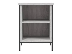 Zapatero madera de ingeniería gris Sonoma 38x35x50 cm ES304039