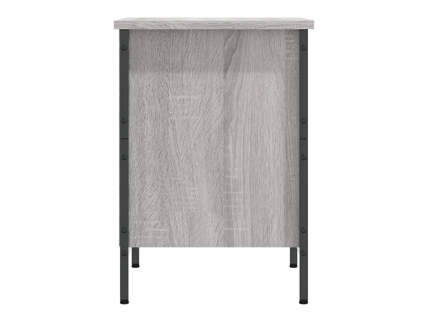 Zapatero madera de ingeniería gris Sonoma 38x35x50 cm ES304039