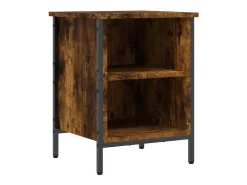 Zapatero madera de ingeniería roble ahumado 38x35x50 cm ES942345