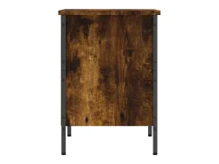 Zapatero madera de ingeniería roble ahumado 38x35x50 cm ES942345