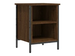 Zapatero madera de ingeniería marrón roble 38x35x50 cm ES343994