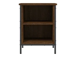 Zapatero madera de ingeniería marrón roble 38x35x50 cm ES343994