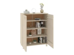 Zapatero Marrón Miel 85x40x108 cm Pino Macizo