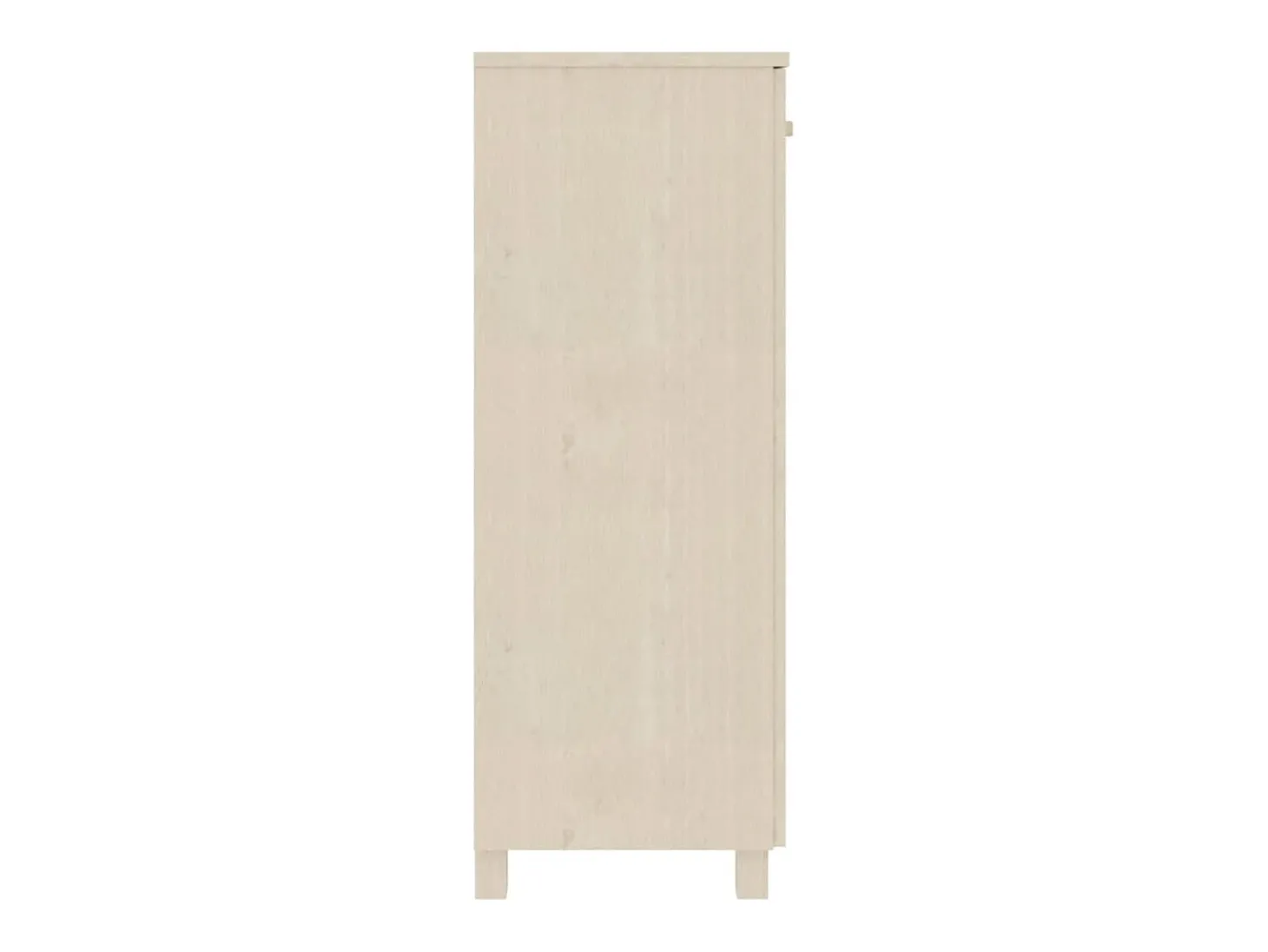 Zapatero Marrón Miel 85x40x108 cm Pino Macizo