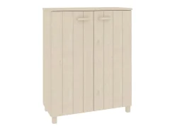 Zapatero Marrón Miel 85x40x108 cm Pino Macizo