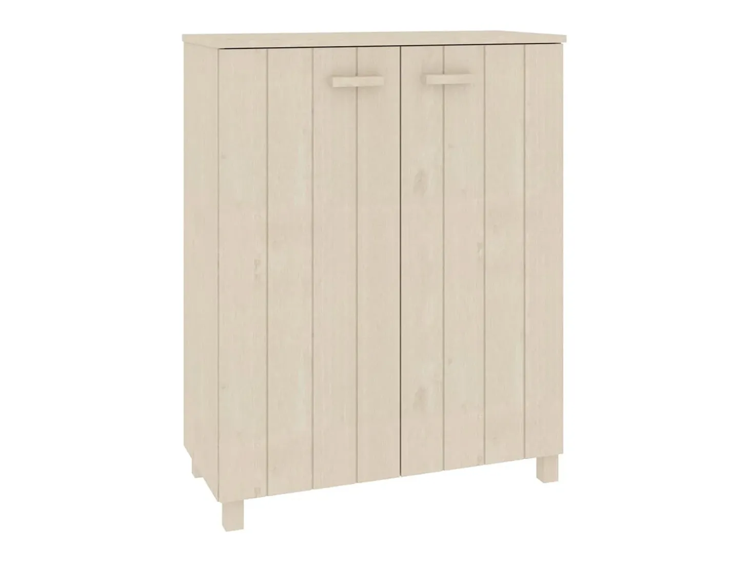 Zapatero Marrón Miel 85x40x108 cm Pino Macizo