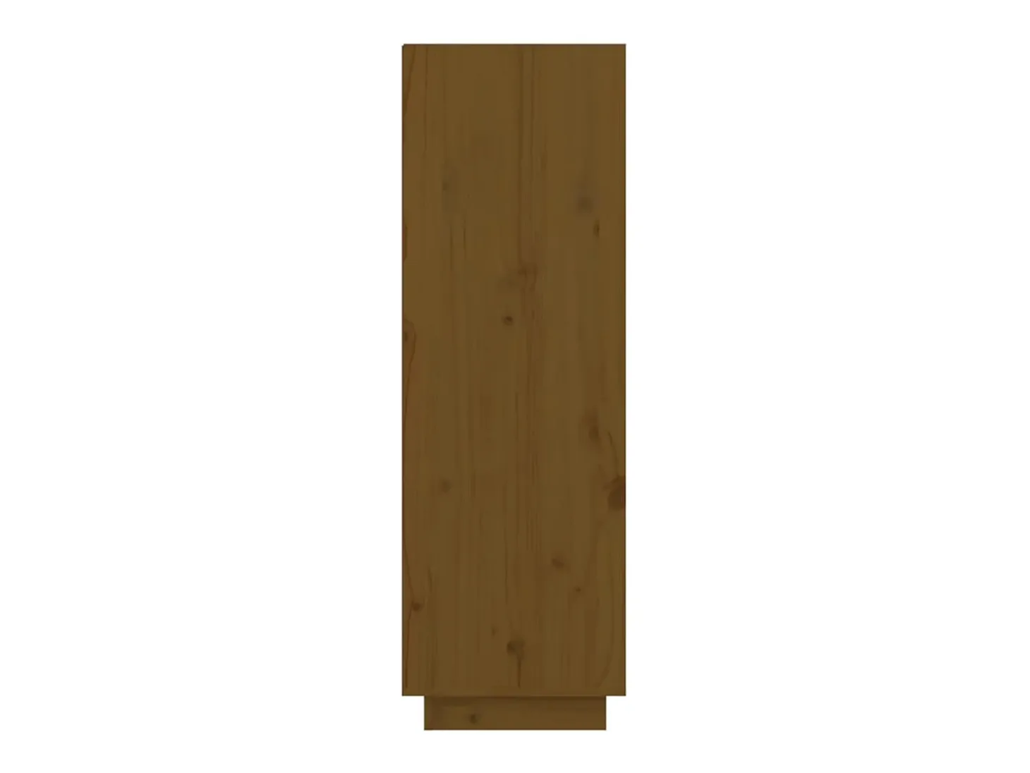 Zapatero Marrón Miel 60x34x105cm Madera Maciza de Pino