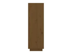 Zapatero marrón miel 30x34x105cm madera maciza de pino