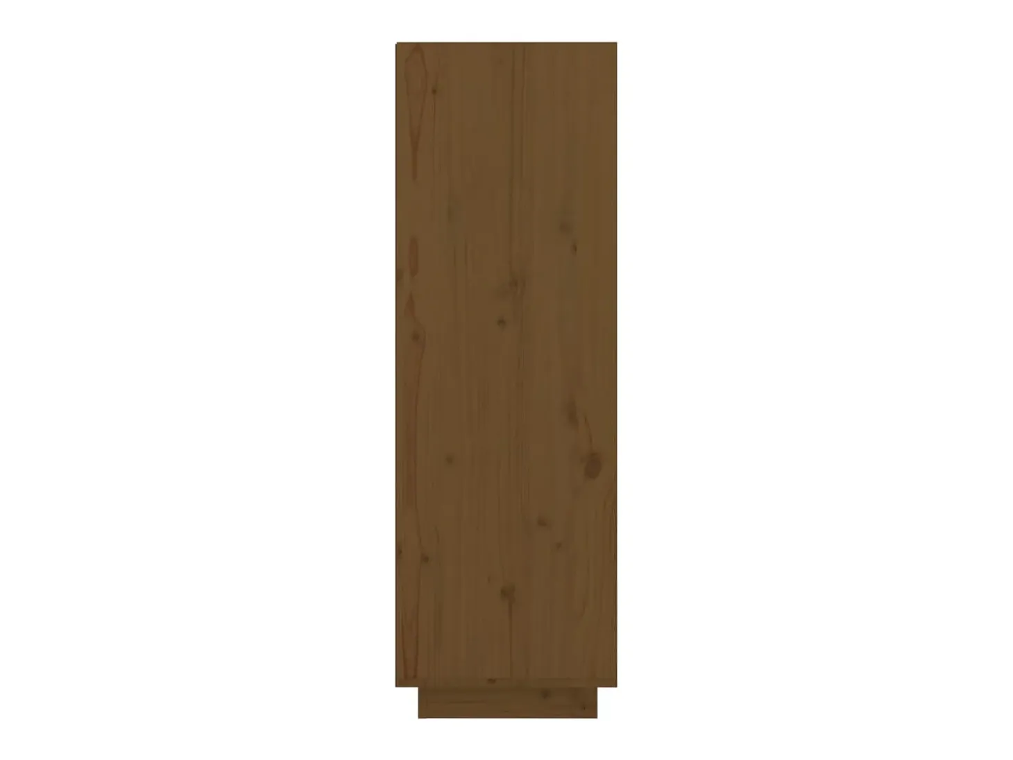 Zapatero marrón miel 30x34x105cm madera maciza de pino