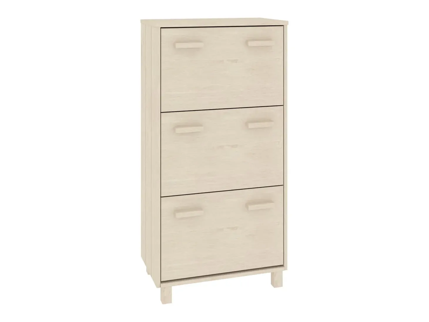 Zapatero Marrón Miel 59,5x35x117cm Pino Macizo