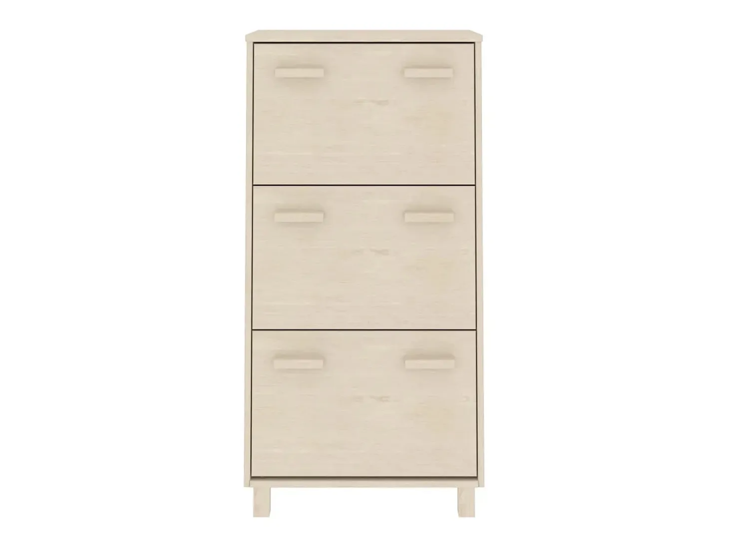 Zapatero Marrón Miel 59,5x35x117cm Pino Macizo