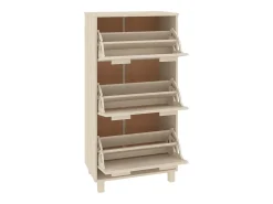 Zapatero Marrón Miel 59,5x35x117cm Pino Macizo