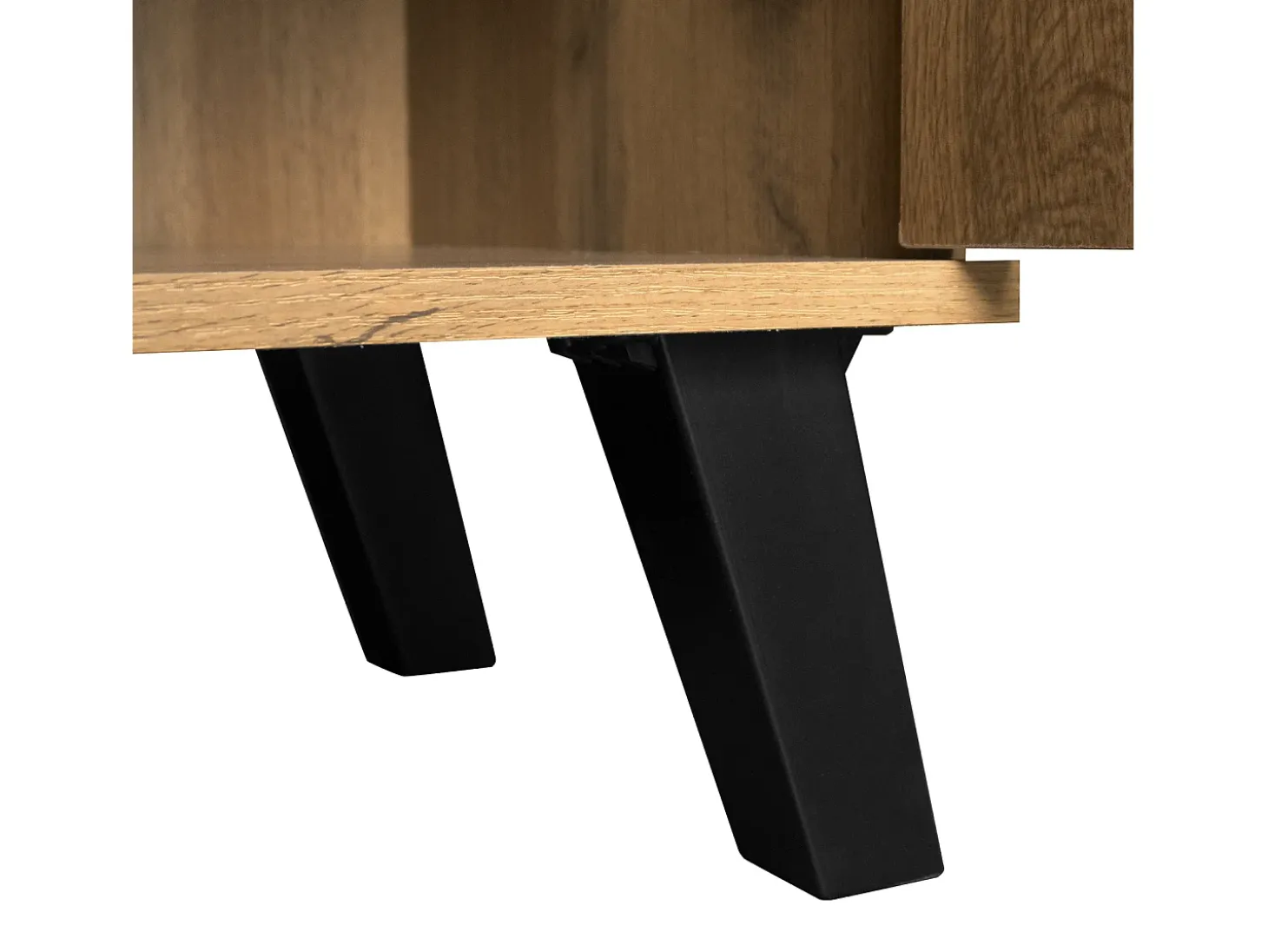 Zapatero moderno con 5 compartimentos, mueble de almacenaje con 2 puertas, color madera