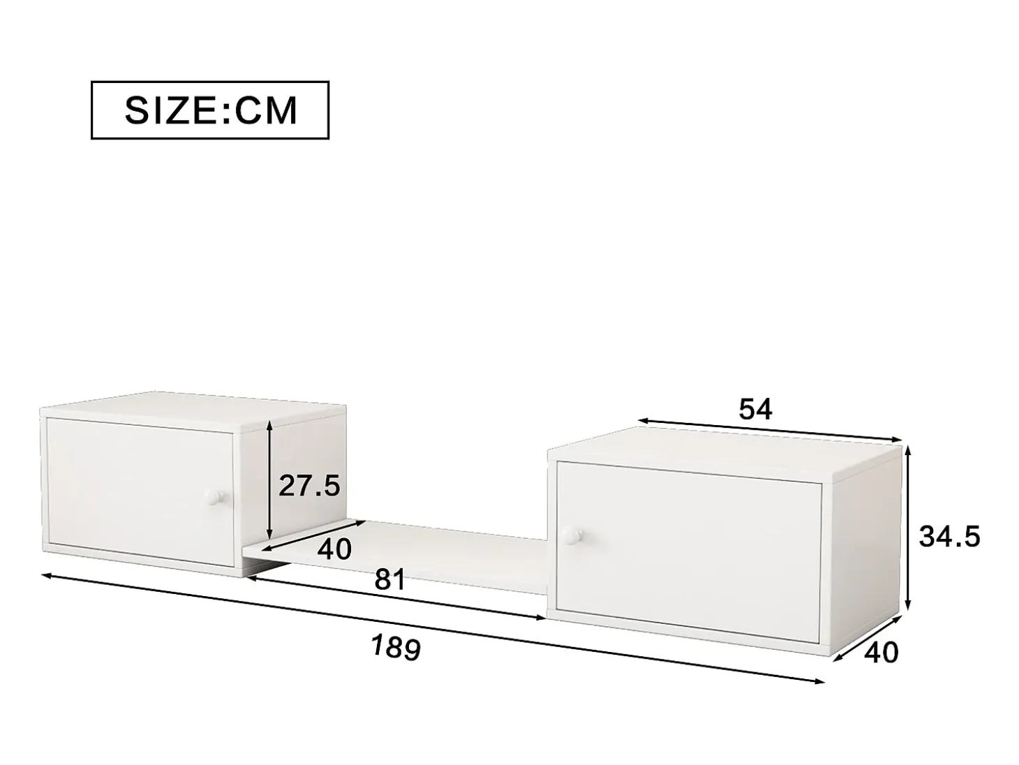 Zapatero, Mueble de Entrada, Uso Multiusos, Banco para Cambiar Zapatos, Se Puede Utilizar con Literas, Blanco, 189*40*34,5cm
