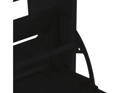 Zapatero negro con 4 puertas y estantes abiertos - para recibidores y pasillos