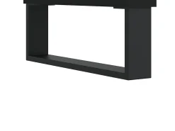 Zapatero negro 102x36x60 cm Madera contrachapada