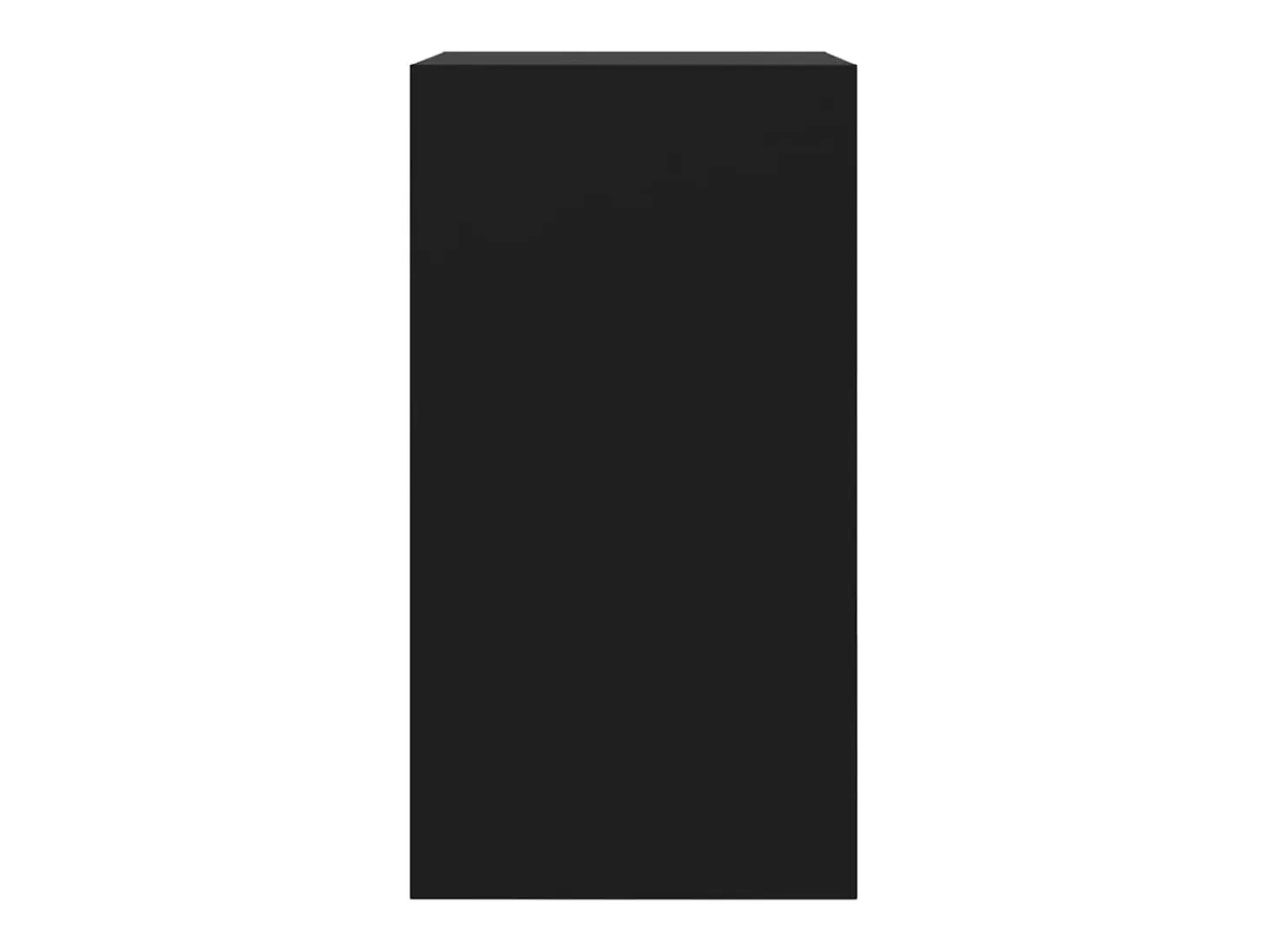 Zapatero negro 60x34x63,5 cm madera contrachapada