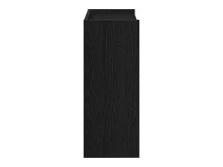 Zapatero negro 60x25x62 cm madera de ingeniería