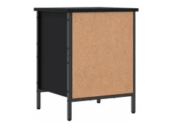 Zapatero negro 38x35x50 cm madera contrachapada