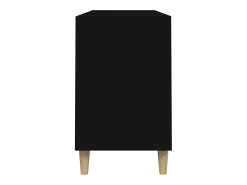 Zapatero negro 102x36x60 cm Madera contrachapada