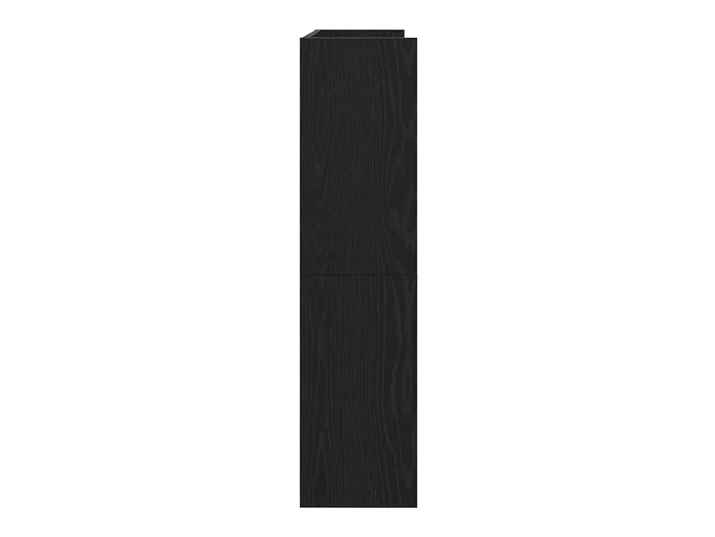 Zapatero negro 80x25x100 cm madera contrachapada