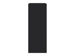 Zapatero negro 74,5x37,5x100 cm madera contrachapada