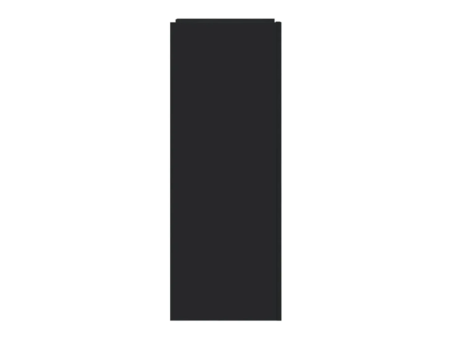 Zapatero negro 74,5x37,5x100 cm madera contrachapada