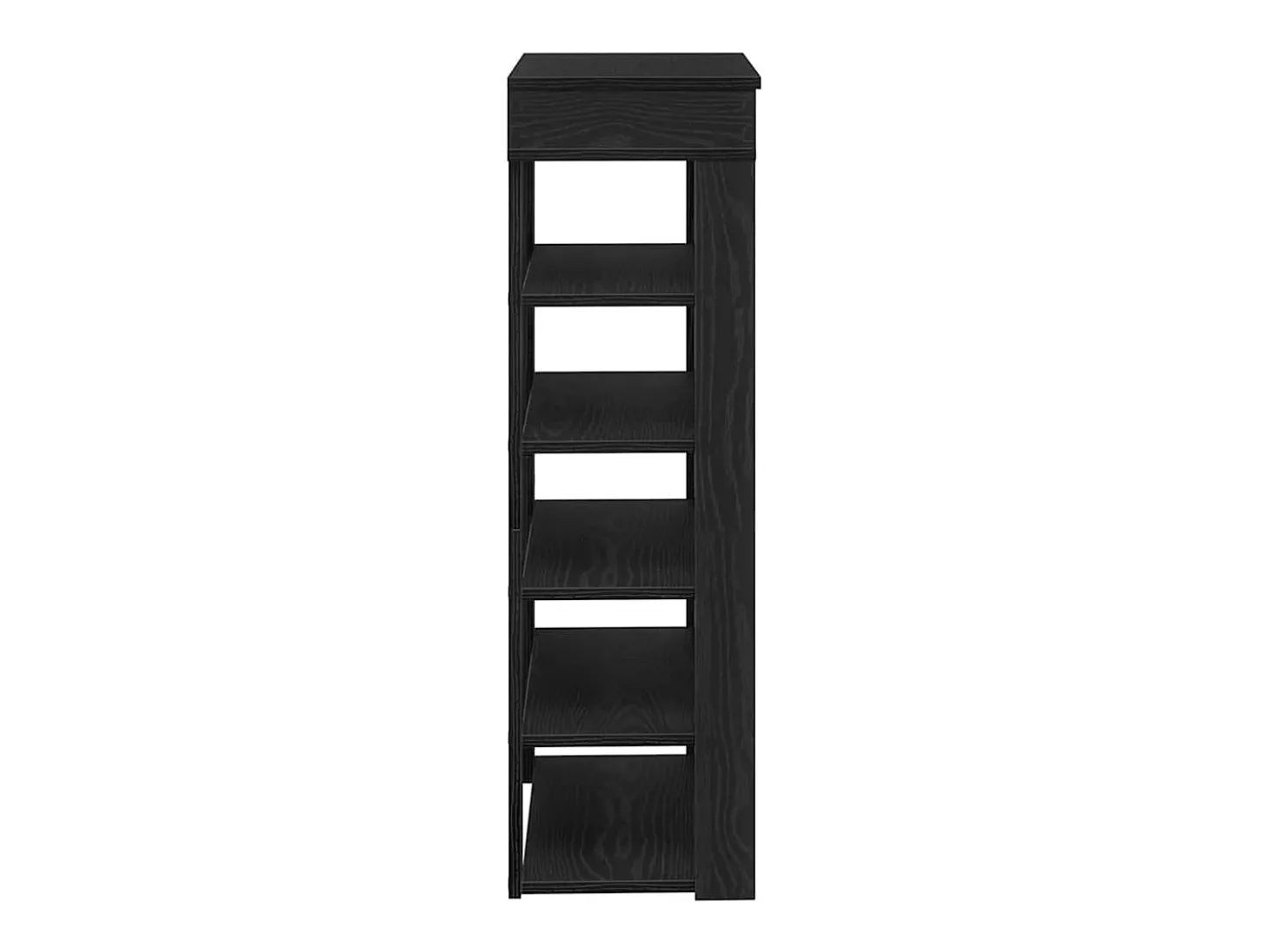 Zapatero negro 60x30x98 cm madera de ingeniería