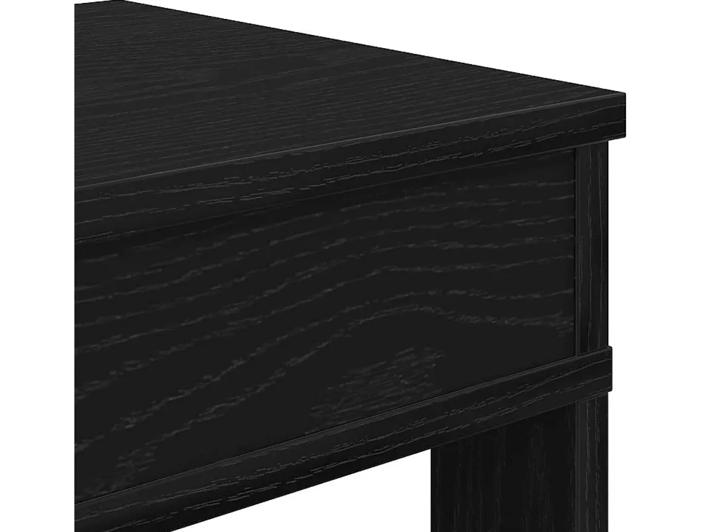 Zapatero negro 60x30x98 cm madera de ingeniería