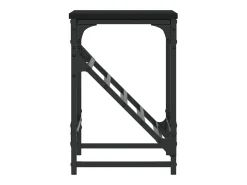 Zapatero negro 60x30x45 cm madera de ingeniería