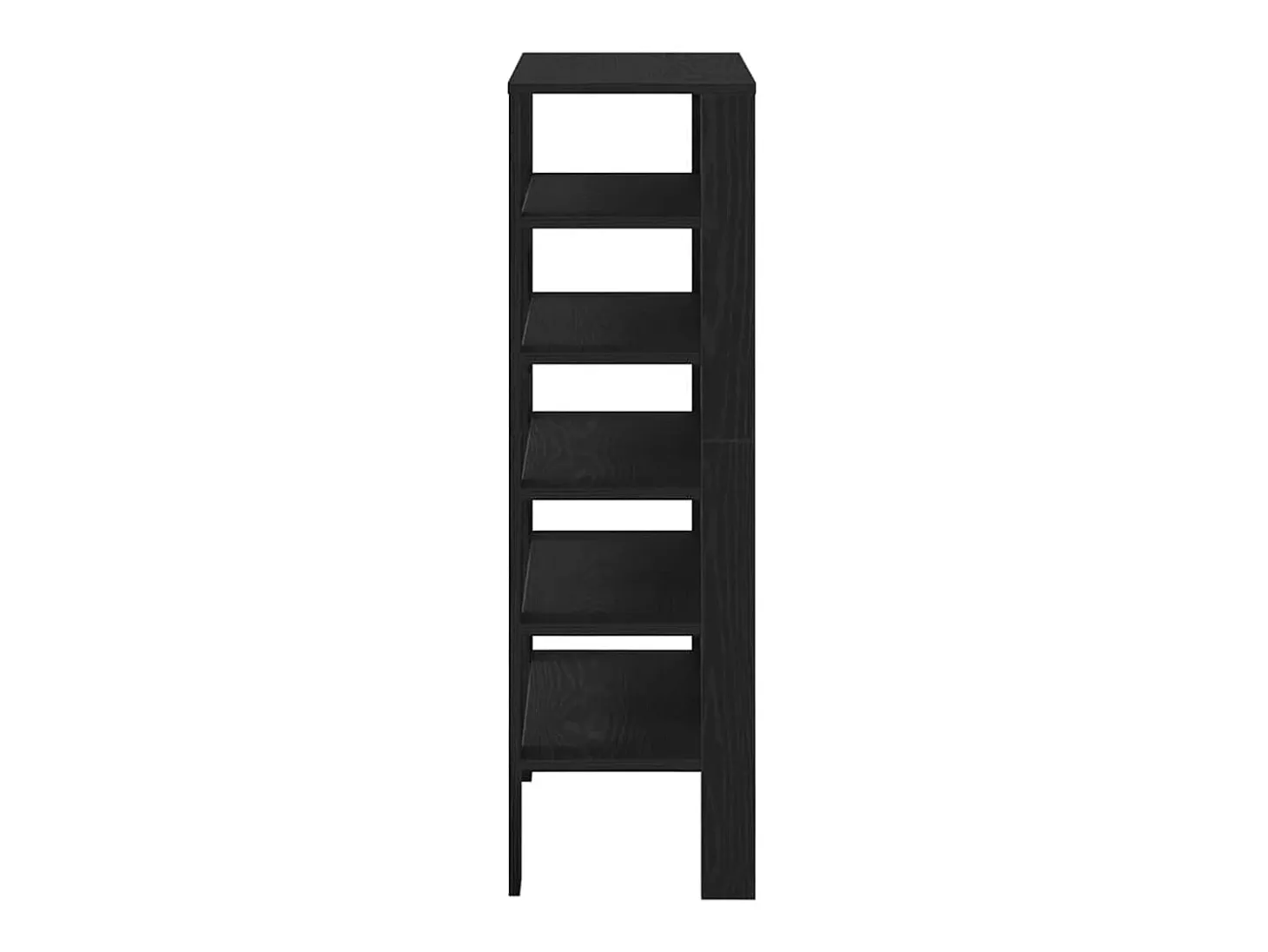 Zapatero negro 61x32x105 cm madera de ingeniería