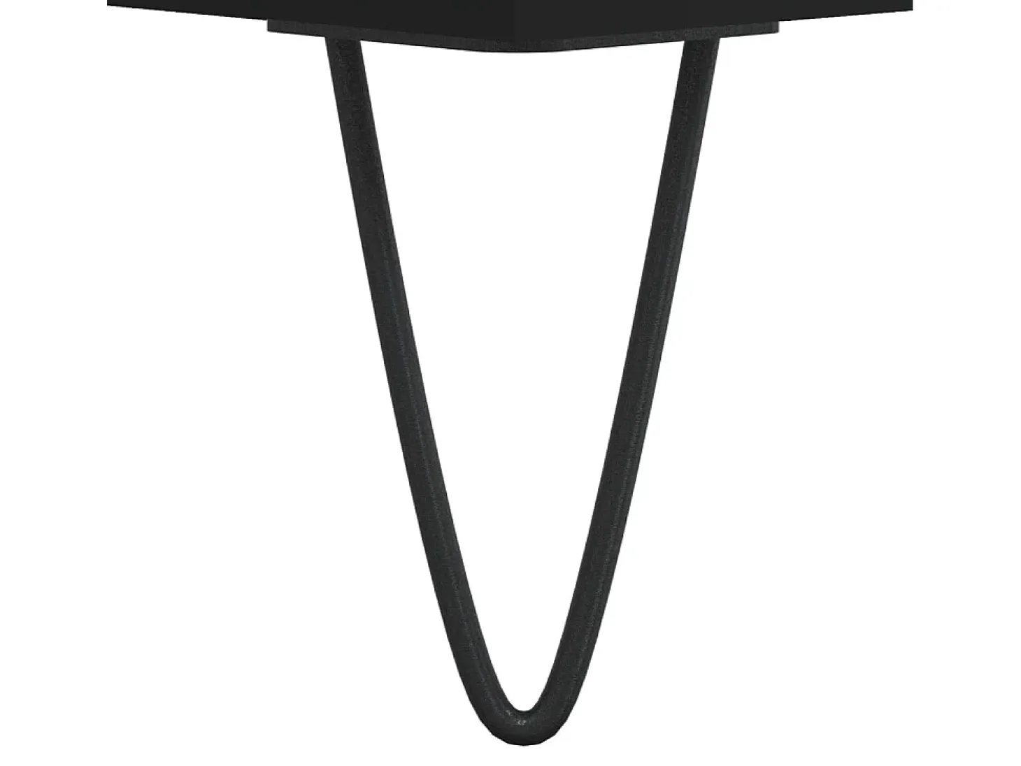Zapatero negro 102x36x60 cm Madera contrachapada