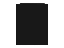 Zapatero negro 100x35x45 cm Madera de ingeniería