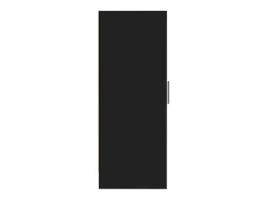 Zapatero negro 32x35x92 cm Madera contrachapada